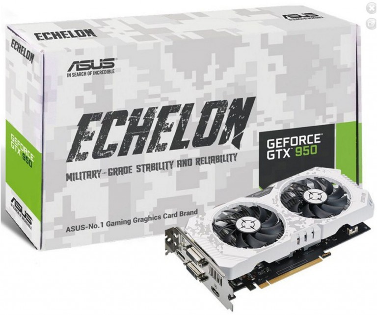 ASUS เปิดตัวการ์ดจอ  Echelon GTX 950 รุ่น Limited edition