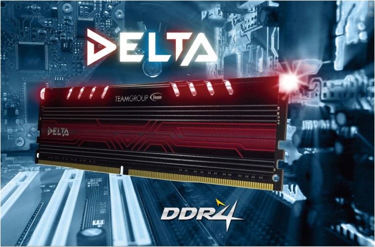 Team Group Inc ใส่ลูกเล่นใหม่ในตัว DDR4 ในซีรี่ย์ DELTA