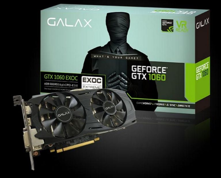 Galax เปิดตัว GTX 1060 Cards ทีเดียว 3 รุ่น