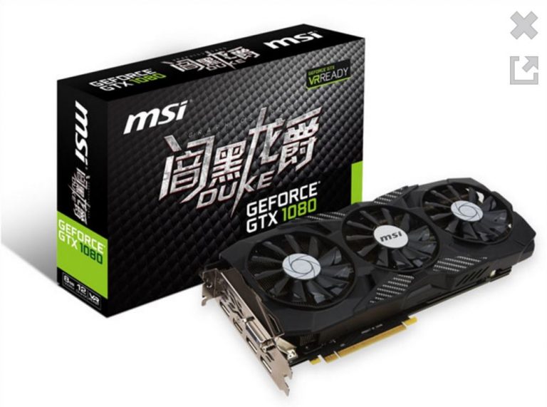 MSI เปิดตัวการ์ดจอ GeForce GTX 1080  & 1070 ในรุ่น DUKE Edition graphics cards