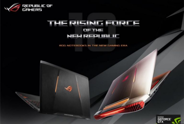 เปิดรายละเอียด ASUS GeForce 10 Series ROG GSYNC Notebooks