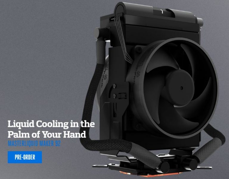 เปิดตัวแล้ว Cooler Master รุ่น MasterLiquid Maker 92 ในระบบ AIO liquid cooling แบบปรับทิศทางได้