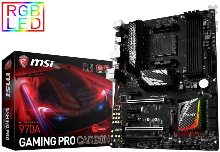 MSI เปิดตัว 970A Gaming Pro Carbon socket AM3+ motherboard