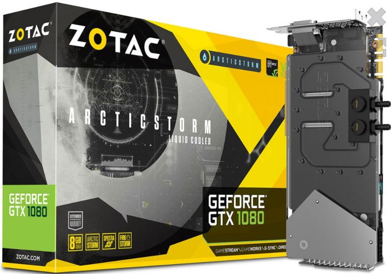 ZOTAC  เปิดตัว GeForce GTX 1080 Arctic Storm graphics card