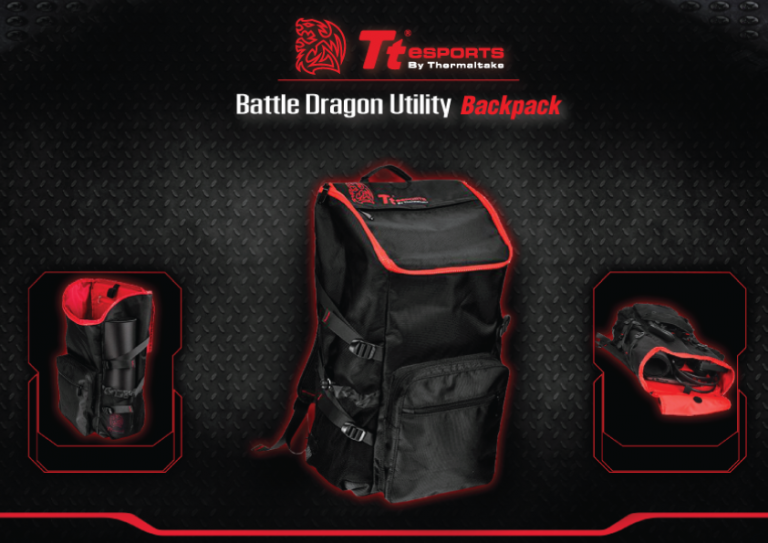 PR:Tt eSPOTS By Thermaltake เปิดตัวสินค้าใหม่ Tt eSPORTS Battle Dragon Utility Bagpack กระเป๋าอเนกประสงค์