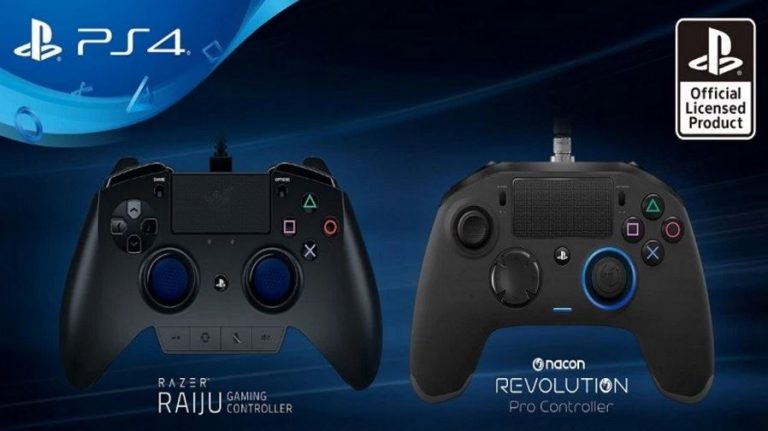 ภาพถ่าย PS4 Pro Controllers จาก Razer และ Nacon อย่างเป็นทางการ