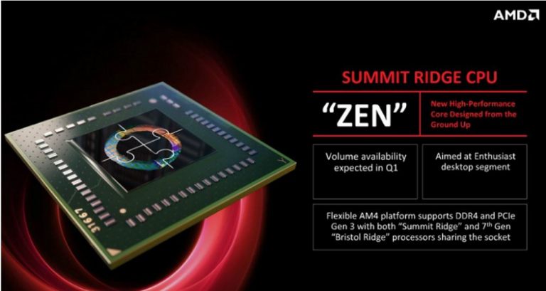 AMD จะทำตลาดสำหรับ Zen CPUs ด้วยรหัสชื่อ SR7, SR5 และ SR3 series chips