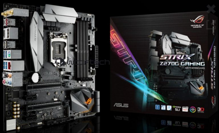 เปิดเผยข้อมูล ASUS ROG STRIX Z270G Gaming