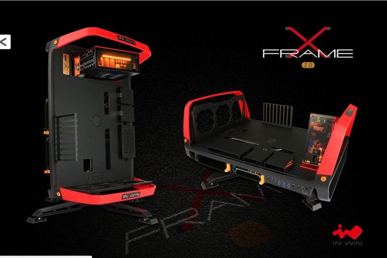 In-Win เปิดตัวคอมเคสใหม่รุ่น X-Frame 2.0 แบบเปิดพร้อมด้วย PSU SI-1065W