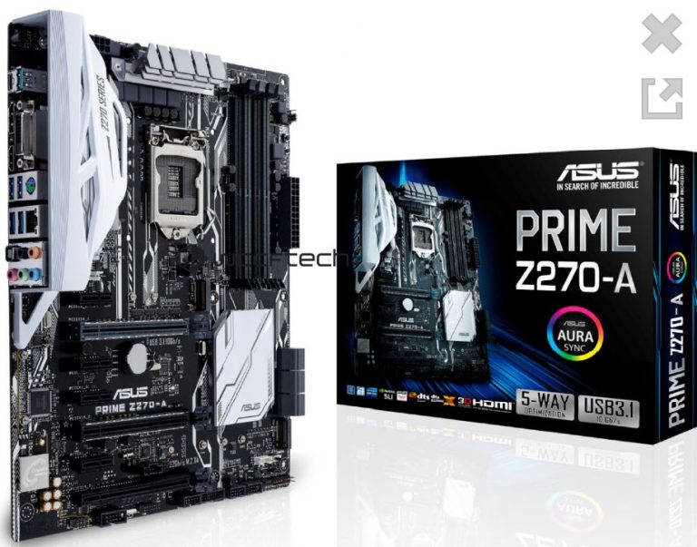 เปิดเผยข้อมูล ASUS PRIME Z270-A