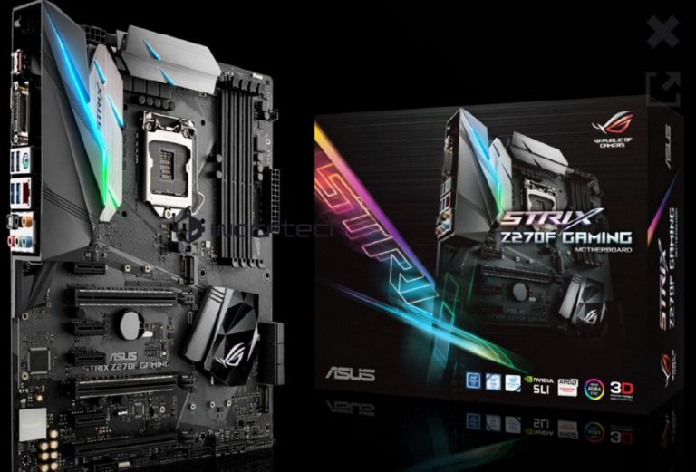 เปิดเผยรายละเอียด ASUS ROG STRIX Z270F Gaming