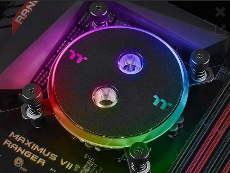 Thermaltake เปิดตัว Pacific W4 RGB CPU water block ใหม่