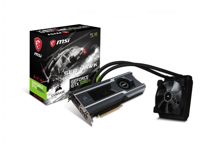 สเป็คและภาพของ MSI GTX GeForce 1080 Ti และ 1080 Ti X Sea Hawk