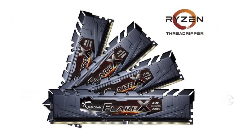 G.SKILL เปิดตัว DDR4 ใหม่สเป็คเพื่อ Ryzen Threadripper processors โดยเฉพาะ