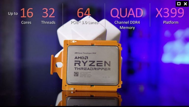 ผลการทดสอบในการเล่นเกมส์ Ryzen Threadripper โดย LinusTechTips.