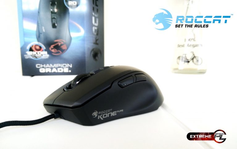 รีวิว ROCCAT Kone Pure Champion Grade เมาส์เล่นเกมส์ RGB เซ็นเซอร์ Owl-Eye ความละเอียด 12,000dpi