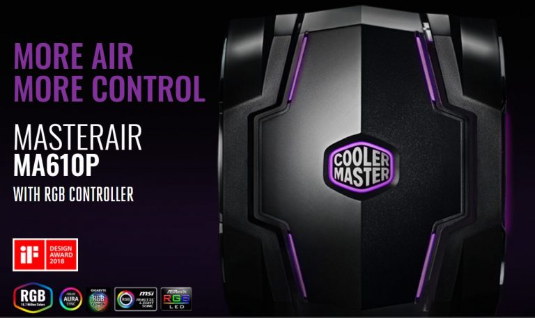 Cooler Master ประกาศเปิดตัว CPU cooling tower ใหม่ รุ่น MasterAir MA610P