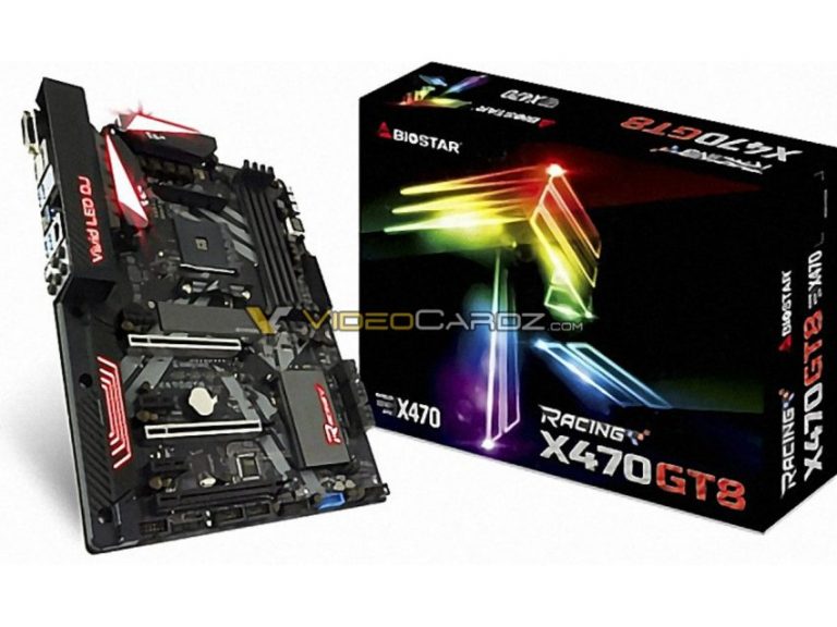 เปิดเผยภาพเมนบอร์ด Biostar X470 Racing GT8 และ Biostar X470 Racing GTN