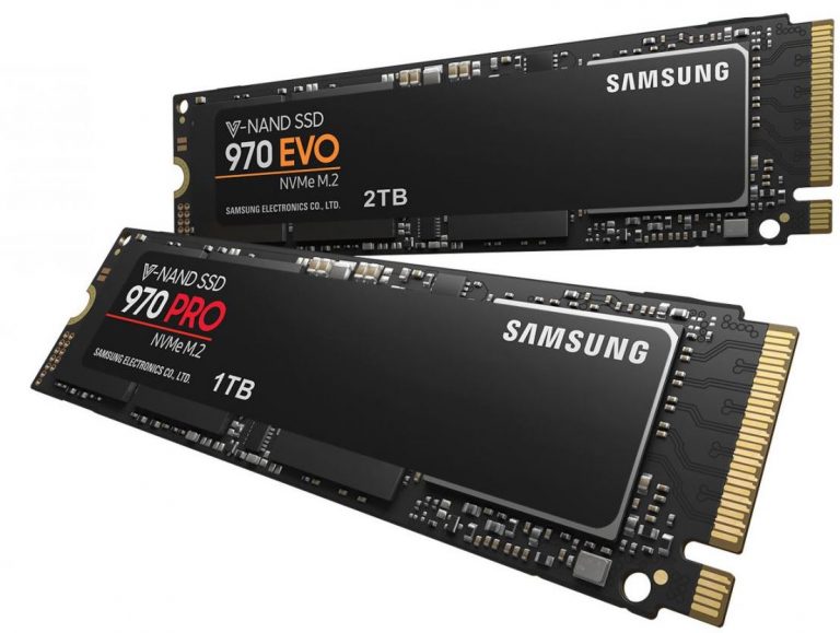 Samsung เปิดตัว 970 PRO และ EVO m.2. SSDs