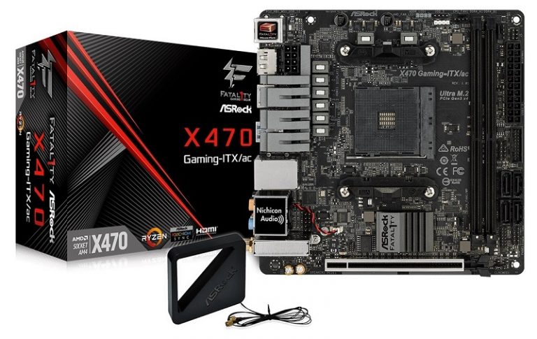 ASRock เปิดตัวเมนบอร์ด X470 Fatal1ty Gaming ITX/ac