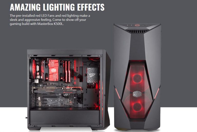 Cooler Master ประกาศเปิดตัวคอมเคสใหม่ MasterBox K500L chassis