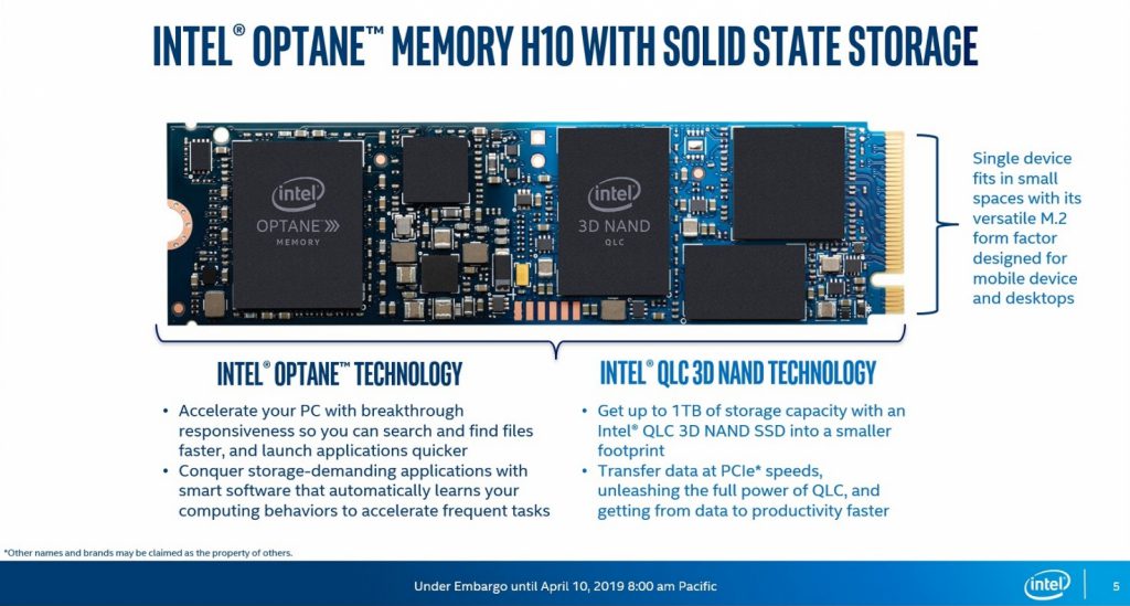 Optane Memory H10 SSD