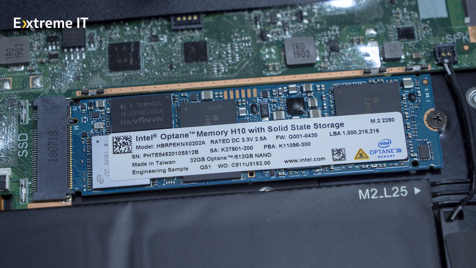 Intel Optane Memory H10 32GB SSD ソリッドステートストレージ 512GB