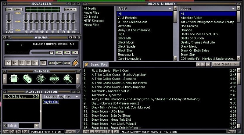 winamp version history