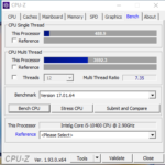 CPU-Z Bench