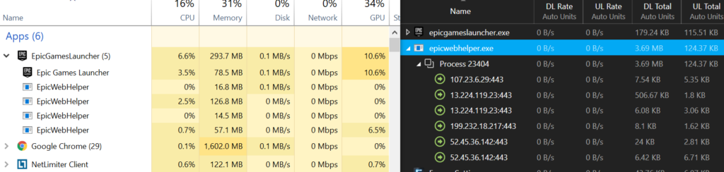 epic games launcher high cpu usage when downloading