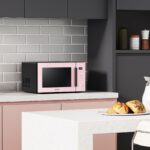 Microwave Oven Clean Pink_