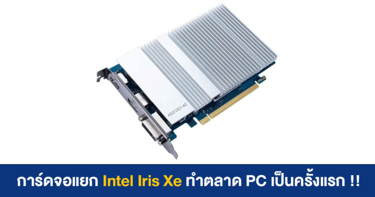 การ์ดจอแยก Intel Iris Xe ทำตลาด PC เป็นครั้งแรกในคอมเซตจาก CyberPowerPC