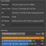 CINEBENCH R15 ON MUX