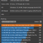 CINEBENCH R20 ON MUX